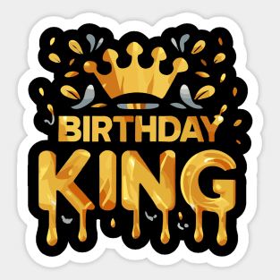 Birthday King Sticker